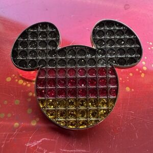 Disney Parks Epcot World Showcase Germany Mickey Mouse Ears Crystals Jeweled Pin
